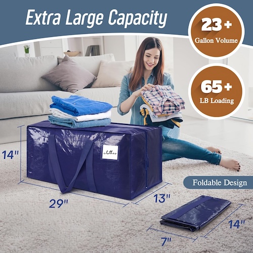Large Moving Bags for organized storage